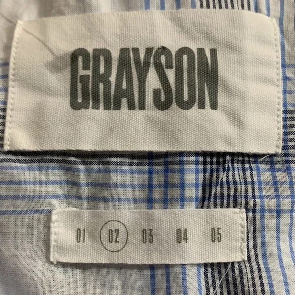 Anthropologie Grayson Blue Plaid Button Down Shirt - Picture 12 of 13